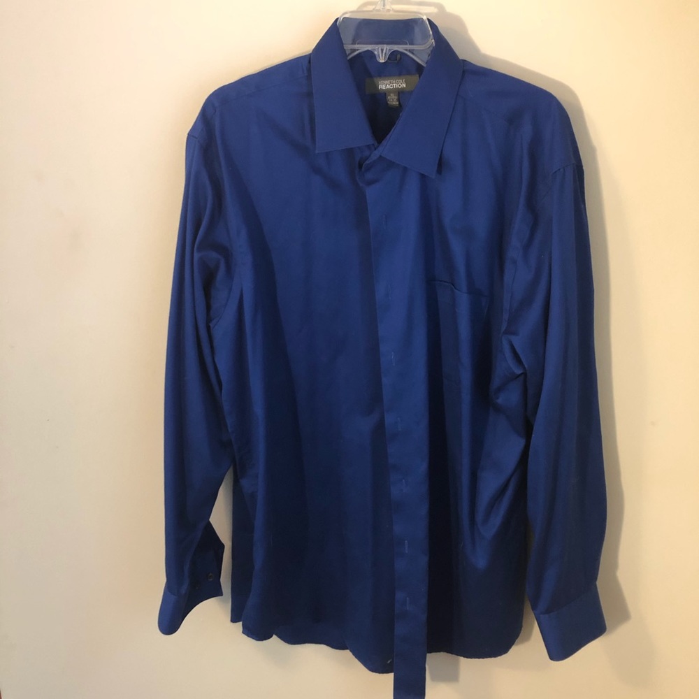 Kenneth Cole Dress Shirt Size XL 17-17.5 34-35